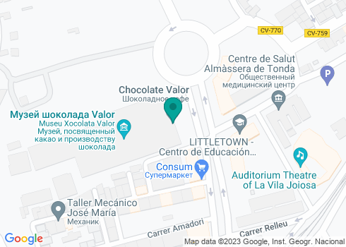 Шоколадная фабрика Валор, музей - на карте