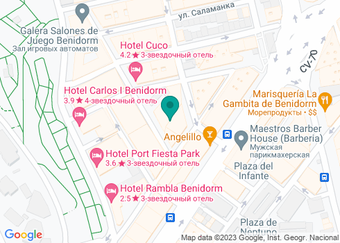 B&B HOTEL Benidorm Centro - на карте