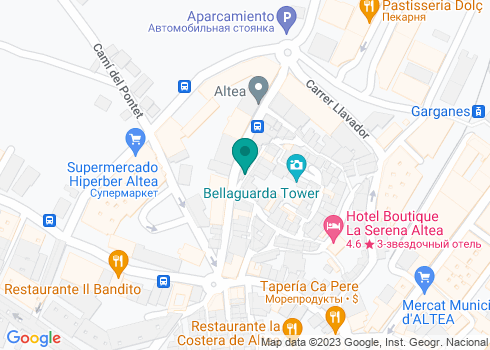 Hotel Abaco Altea - на карте