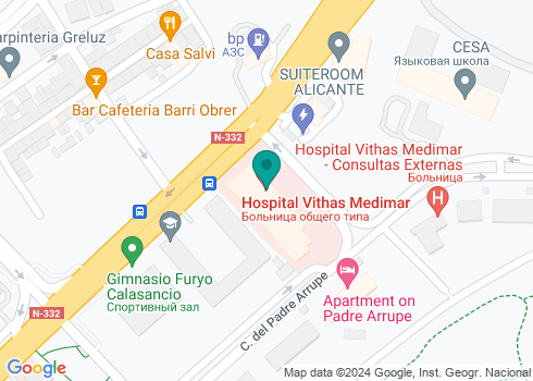 Больница Витас Медимар - на карте