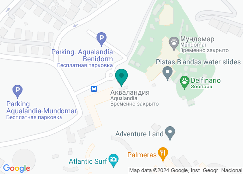 Аквапарк Акваландия - на карте