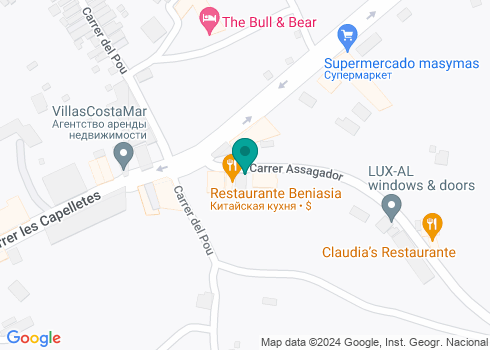 Restaurante Beniasia - на карте