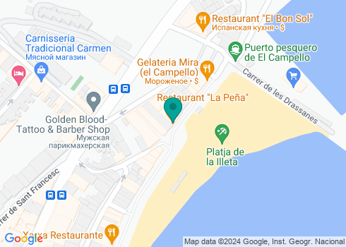 La Peña Restaurante - на карте