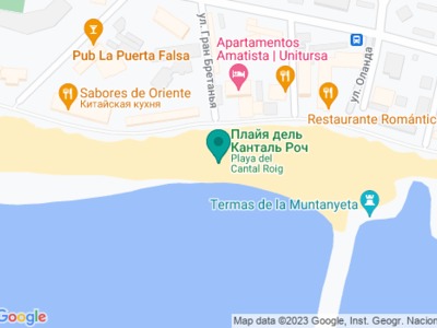 Playa Cantal Roig на карте