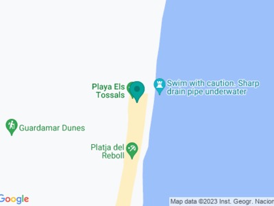 Playa dels Tossals на карте Playa dels Tossals на карте