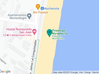 Playa de Muchavista на карте