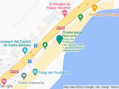 Playa Postiguet на карте