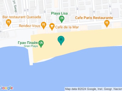 Gran Playa на карте Gran Playa на карте