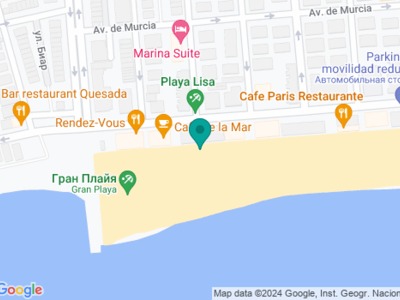 Playa Lisa на карте Playa Lisa на карте