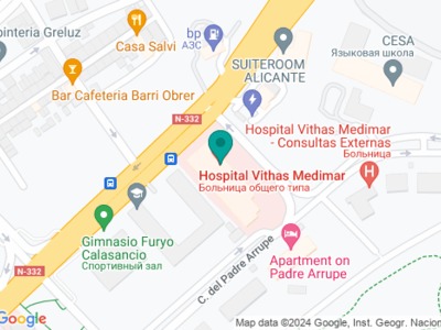 Больница Витас Медимар - на карте