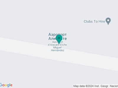 Аэропорт Аликанте-Эльче - на карте