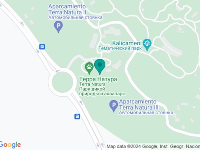 Зоопарк Терра Натура - на карте Зоопарк Терра Натура - на карте