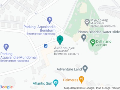 Аквапарк Акваландия - на карте Аквапарк Акваландия - на карте