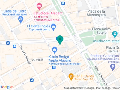 Instituto Médico Dermatológico IMD - на карте Instituto Médico Dermatológico IMD - на карте