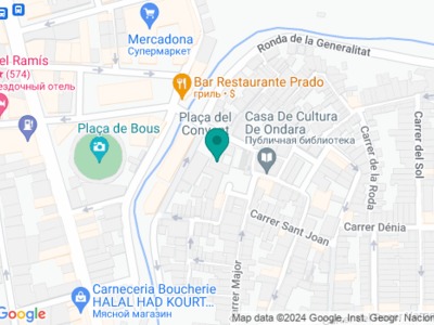 Ратуша Ондара - на карте