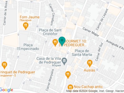 Рынок Pòrxens - на карте Рынок Pòrxens - на карте