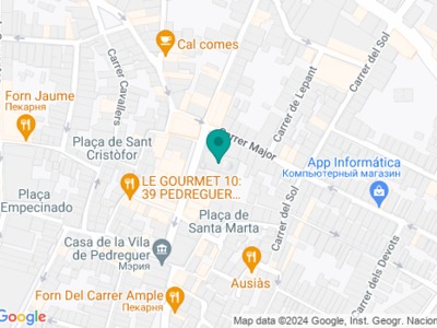 Церковь Санта-Крус - на карте