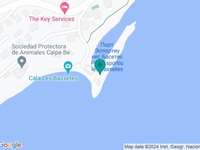 Парусный клуб Les Basetes - на карте Парусный клуб Les Basetes - на карте