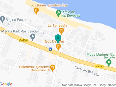 Racó Del Mar - на карте Racó Del Mar - на карте