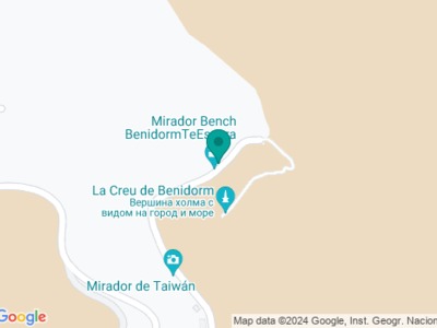 Крест Бенидорма on map Крест Бенидорма on map