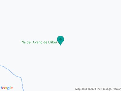 Pla del Avenc de Lliber on map