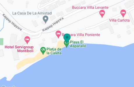 Playa El Asparalló на карте