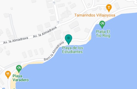 Playa de los Estudiantes на карте