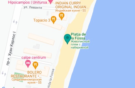 Playa la Fossa-Levante на карте