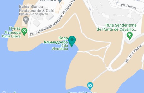 La Cala Almadrava на карте