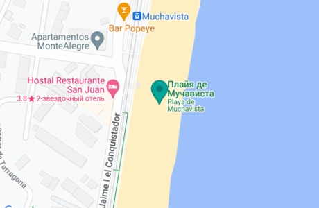 Playa de Muchavista на карте