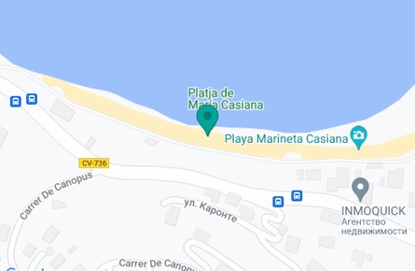 Platja de María Casiana на карте