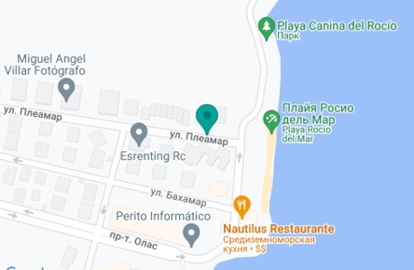 Playa Canina del Rocío на карте