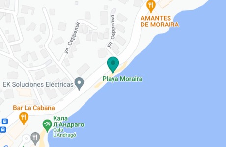 Пляж Ль´Амполья (Playa L´Ampolla) на карте