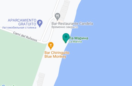Playa La Marina на карте