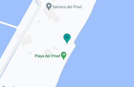Playa del Pinet на карте