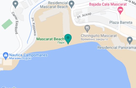 Playa Mascarat на карте