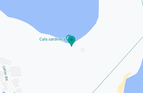 Бухта Сардинера на карте