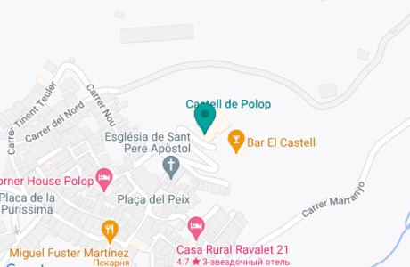 Castell de Polop (Castillo de Polop) on map