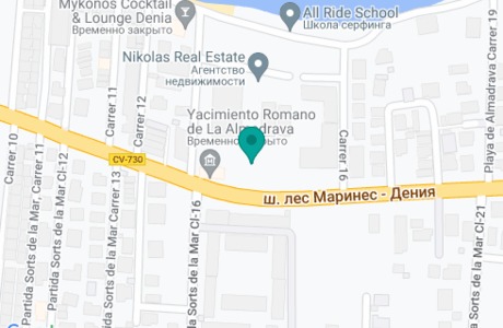 Археологический памятник on map