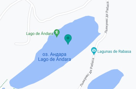 Озеро Льягунильо де Рабасса on map