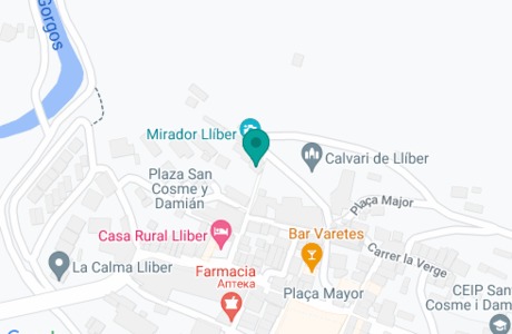 Calvari de Llíber on map